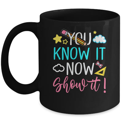 Cool Teacher Testing For Men Women Test Day Math Science Mug | teecentury