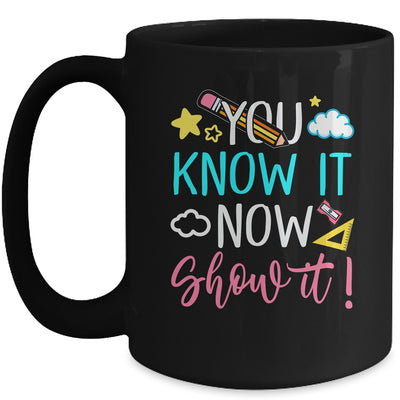 Cool Teacher Testing For Men Women Test Day Math Science Mug | teecentury