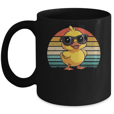 Cool Yellow Rubber Duck In Sunglasses Retro Funny Duck Lover Mug | teecentury