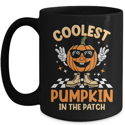 Coolest Pumpkin In The Patch Halloween Boys Girls Vintage Mug | teecentury