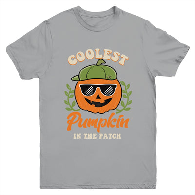 Coolest Pumpkin In The Patch Kids Boys Men Pumpkin Halloween Youth Shirt | teecentury