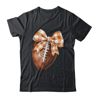 Coquette Bow American Football Autumn Thanksgiving Game Day Shirt & Sweatshirt | teecentury