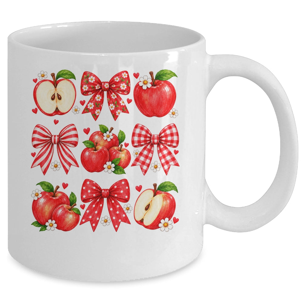 Coquette Bow Apple Picking Crew Apple Picking Season Women Mug | teecentury