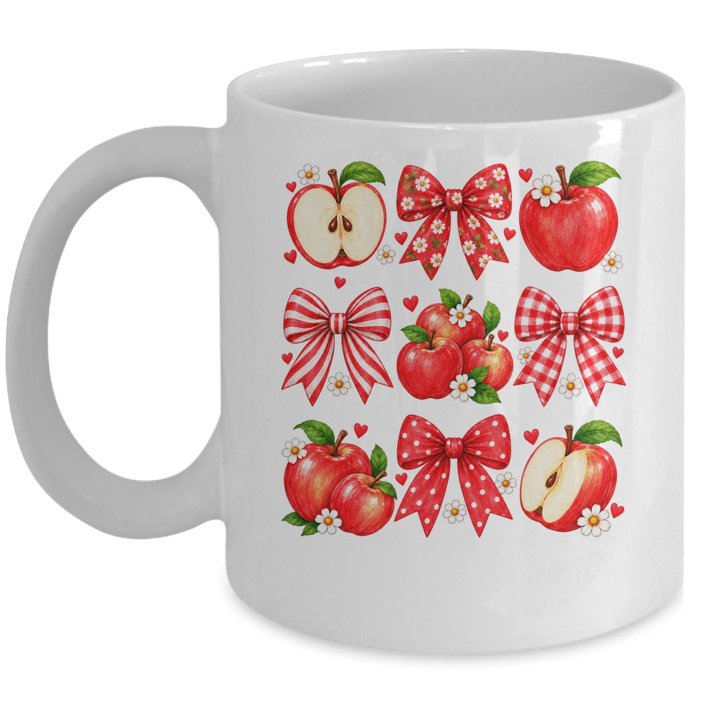 Coquette Bow Apple Picking Crew Apple Picking Season Women Mug | teecentury