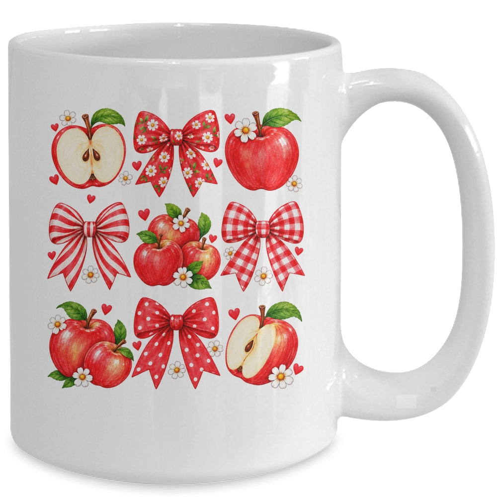 Coquette Bow Apple Picking Crew Apple Picking Season Women Mug | teecentury