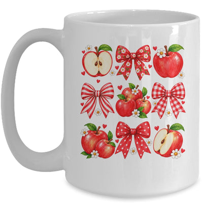 Coquette Bow Apple Picking Crew Apple Picking Season Women Mug | teecentury