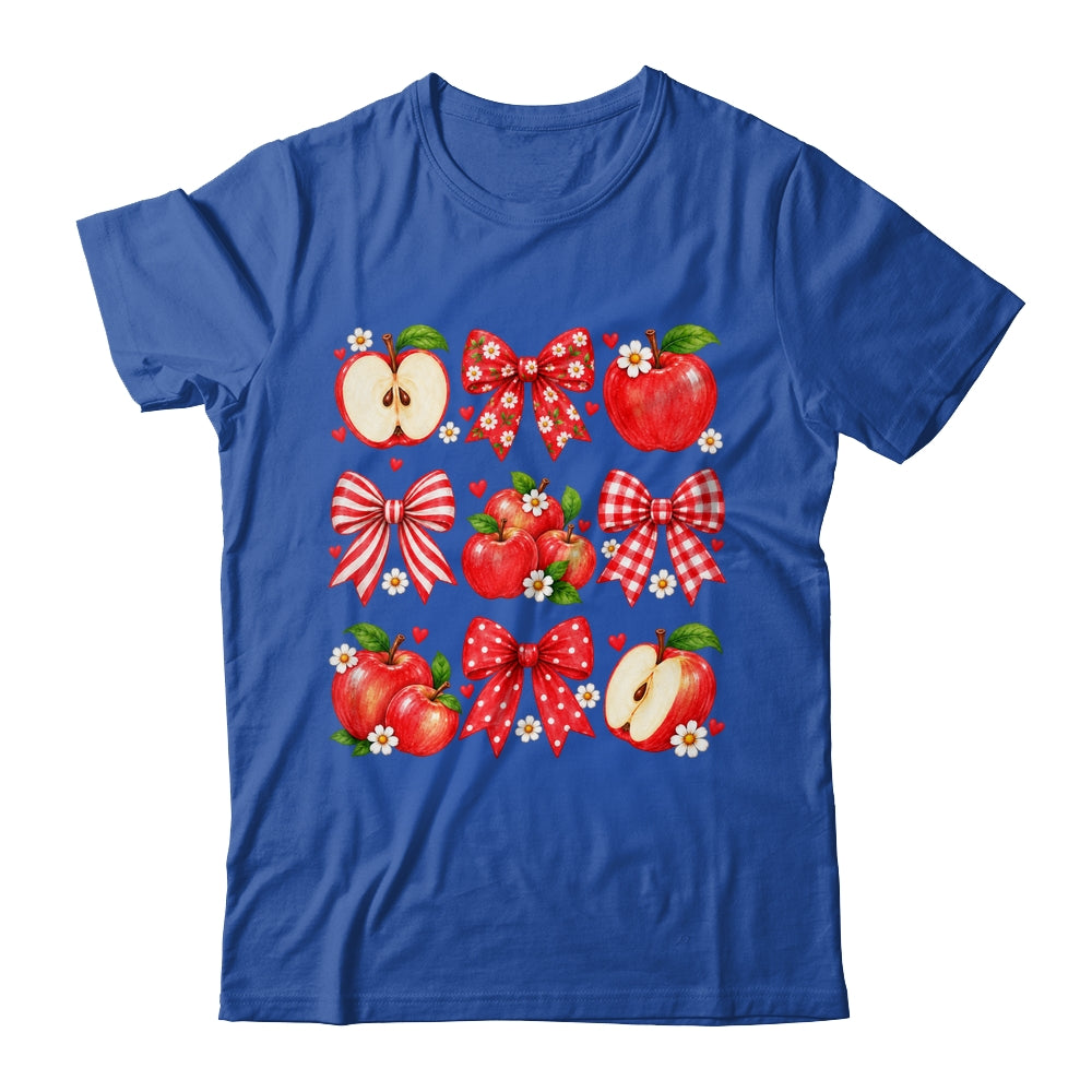 Coquette Bow Apple Picking Crew Apple Picking Season Women Shirt & Tank Top | teecentury