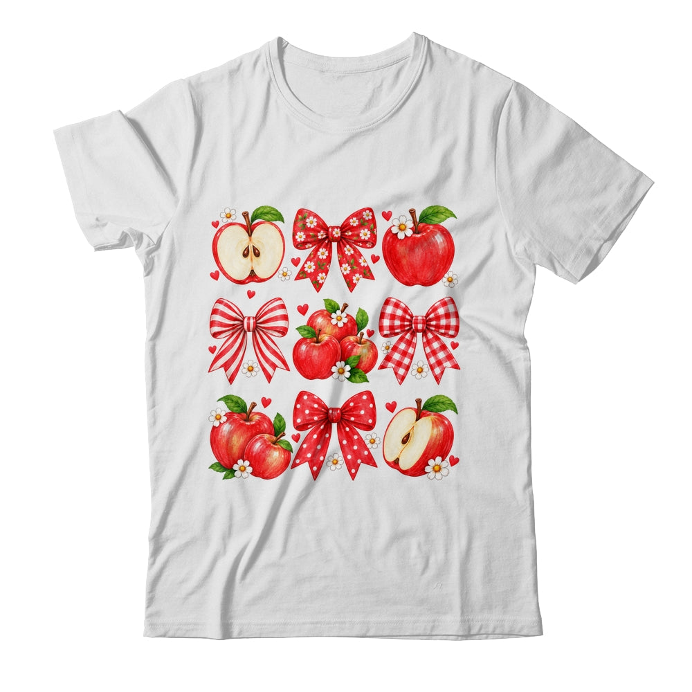 Coquette Bow Apple Picking Crew Apple Picking Season Women Shirt & Tank Top | teecentury