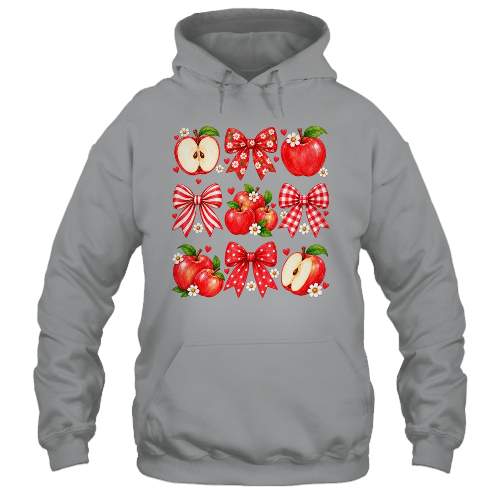 Coquette Bow Apple Picking Crew Apple Picking Season Women Shirt & Tank Top | teecentury