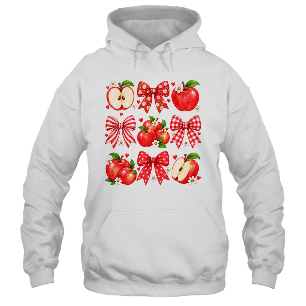 Coquette Bow Apple Picking Crew Apple Picking Season Women Shirt & Tank Top | teecentury