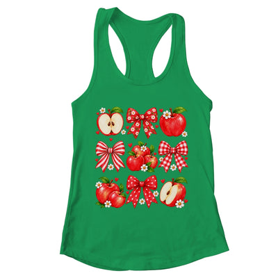 Coquette Bow Apple Picking Crew Apple Picking Season Women Shirt & Tank Top | teecentury
