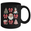 Coquette Bow Christmas Tree Retro Holidays Santa Xmas Girls Mug | teecentury