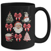 Coquette Bow Christmas Tree Retro Holidays Santa Xmas Girls Mug | teecentury