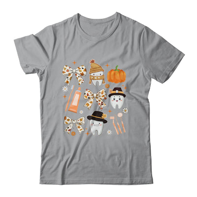 Coquette Bow Dental Squad Fall Autumn Dentist Assistant Shirt & Hoodie | teecentury