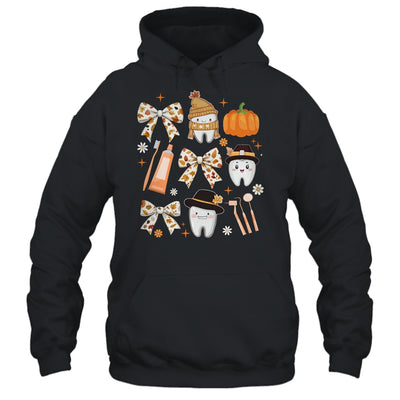Coquette Bow Dental Squad Fall Autumn Dentist Assistant Shirt & Hoodie | teecentury
