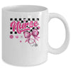 Coquette Bow Floral Nurse Life Stethoscope Nursing School Mug | teecentury