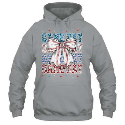 Coquette Bow Game Day Baseball Softball Funny Cheer Mom Shirt & Tank Top | teecentury