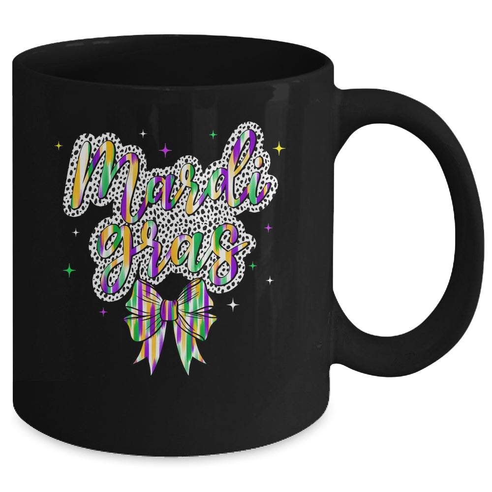 Coquette Bow Mardi Gras New Orleans Louisiana Women Girls Mug | teecentury