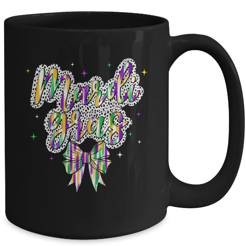 Coquette Bow Mardi Gras New Orleans Louisiana Women Girls Mug | teecentury