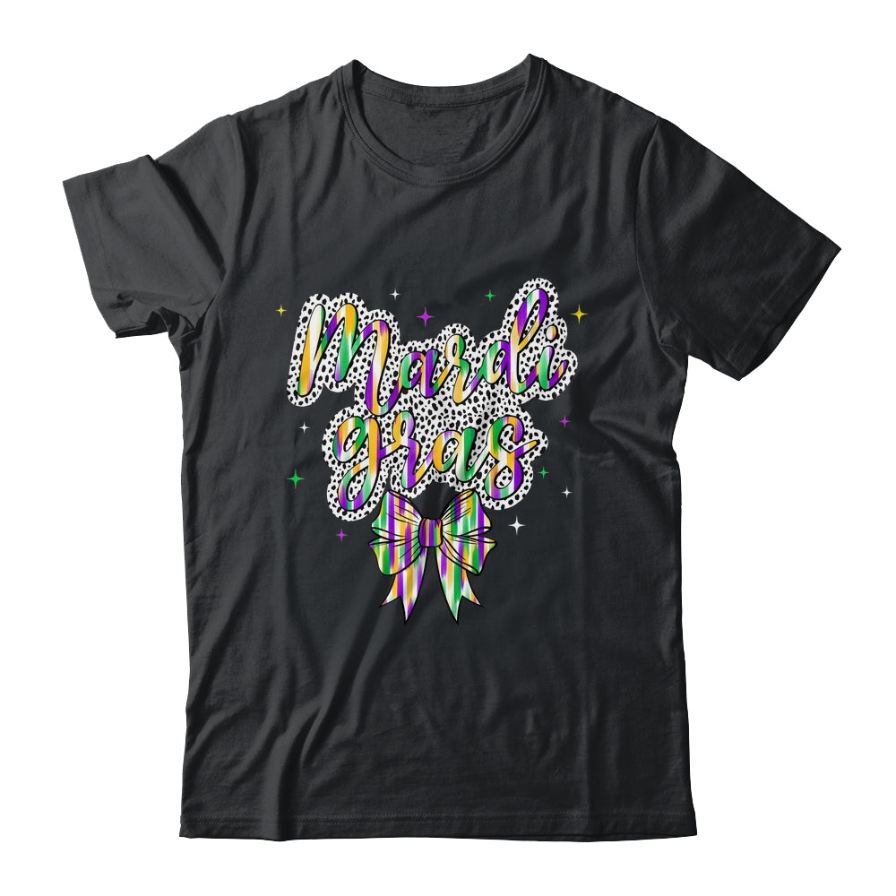 Coquette Bow Mardi Gras New Orleans Louisiana Women Girls Shirt & Tank Top | teecentury