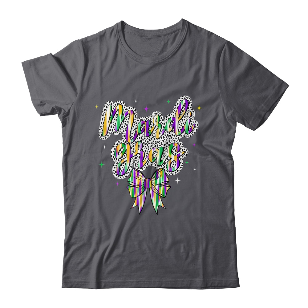 Coquette Bow Mardi Gras New Orleans Louisiana Women Girls Shirt & Tank Top | teecentury