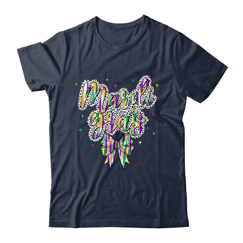 Coquette Bow Mardi Gras New Orleans Louisiana Women Girls Shirt & Tank Top | teecentury