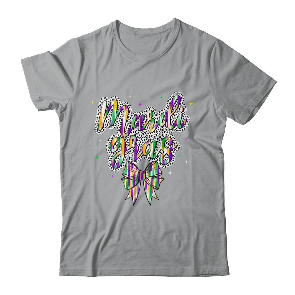 Coquette Bow Mardi Gras New Orleans Louisiana Women Girls Shirt & Tank Top | teecentury