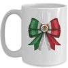 Coquette Bow Mexican Flag Mexico Design For Women Girls Mug | teecentury