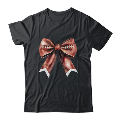 Coquette Bow Pumpkin American Football Thanksgiving Autumn Shirt & Tank Top | teecentury