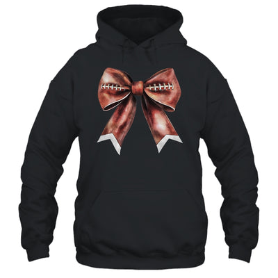 Coquette Bow Pumpkin American Football Thanksgiving Autumn Shirt & Tank Top | teecentury