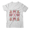 Coquette Bow Tree Cake Candy Cane Merry Christmas Girls Kids Shirt & Sweatshirt | teecentury