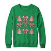 Coquette Bow Tree Cake Candy Cane Merry Christmas Girls Kids Shirt & Sweatshirt | teecentury