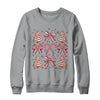 Coquette Bow Tree Cake Candy Cane Merry Christmas Girls Kids Shirt & Sweatshirt | teecentury