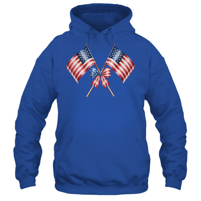 Coquette Bow USA 4th Of July America American Girls Women Shirt & Tank Top | teecentury