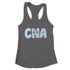 Coquette CNA Nurse Blue Floral Stethoscope Bow Cute Nurse Shirt & Tank Top | teecentury