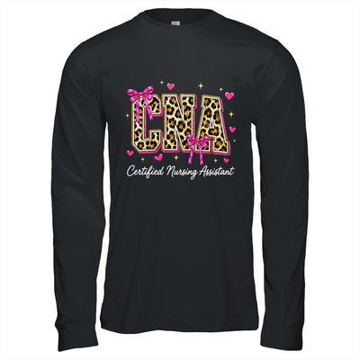 Coquette CNA Nurse Leopard Certified Nursing Assistant Shirt & Hoodie | teecentury