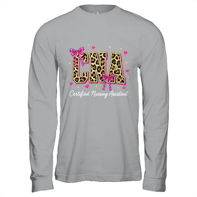Coquette CNA Nurse Leopard Certified Nursing Assistant Shirt & Hoodie | teecentury
