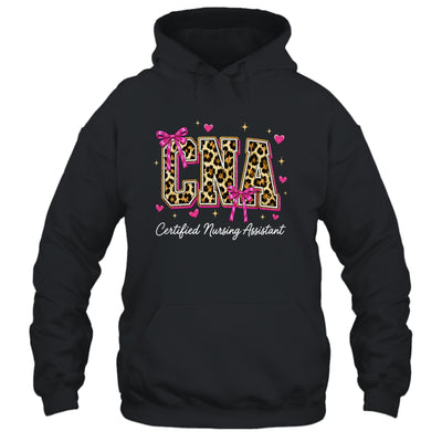 Coquette CNA Nurse Leopard Certified Nursing Assistant Shirt & Hoodie | teecentury