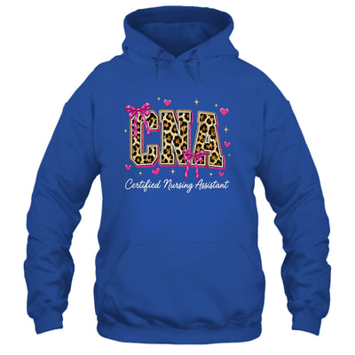 Coquette CNA Nurse Leopard Certified Nursing Assistant Shirt & Hoodie | teecentury