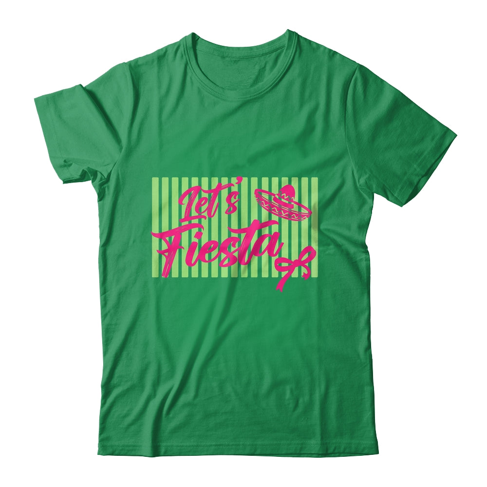 Coquette Cinco De May Let's Fiesta Mexican Striped Women Shirt & Hoodie | teecentury