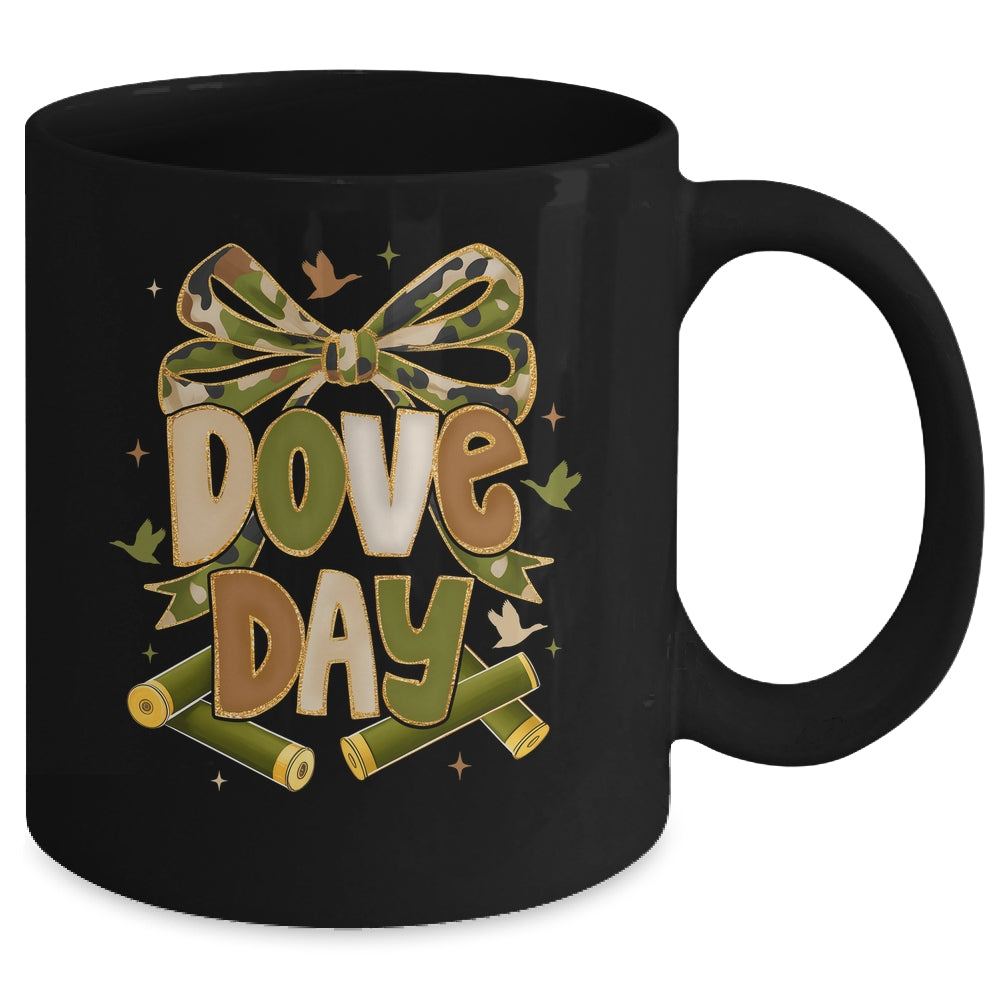 Coquette Dove Day Preppy Camo Bow Hunting Season Hunter Mug | teecentury
