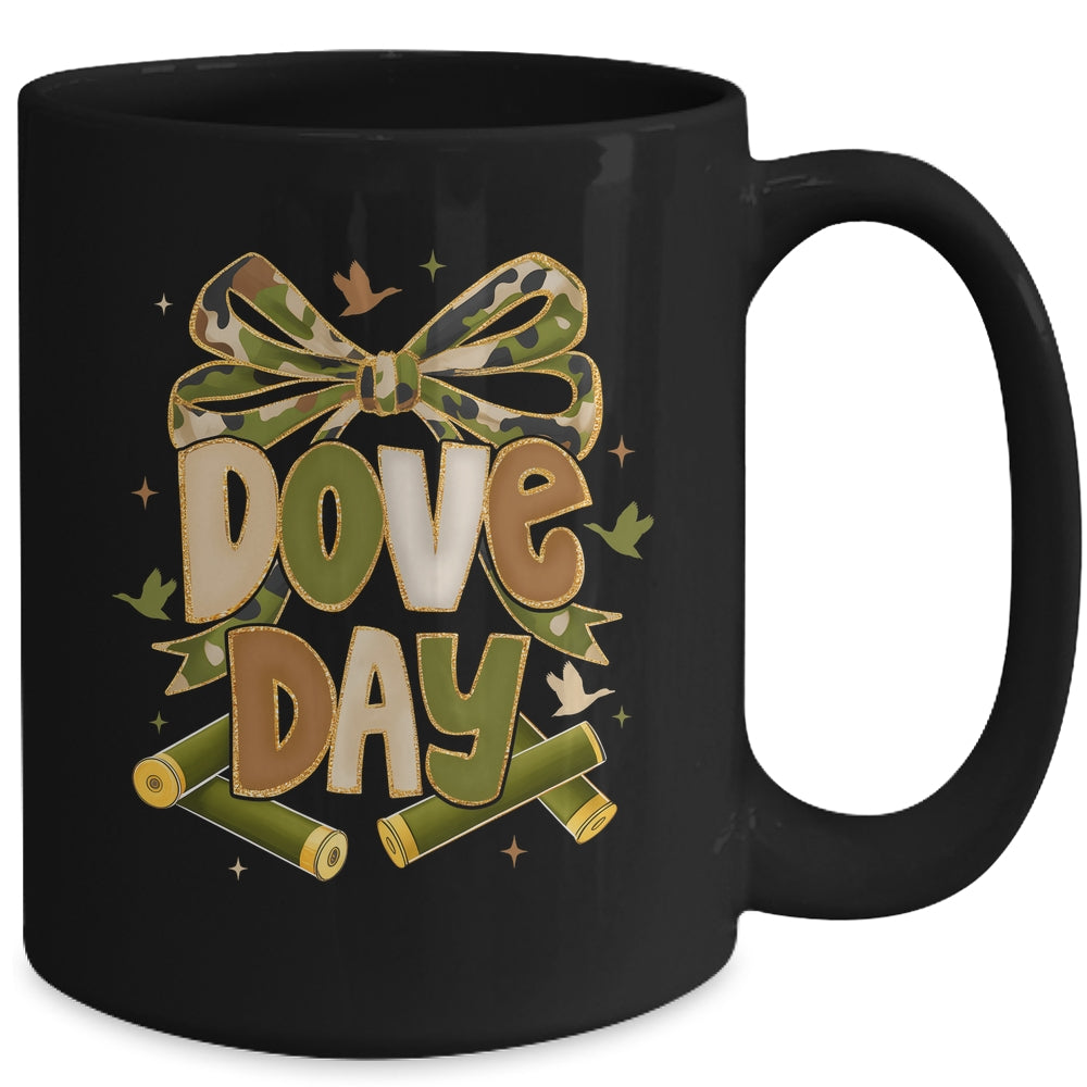 Coquette Dove Day Preppy Camo Bow Hunting Season Hunter Mug | teecentury