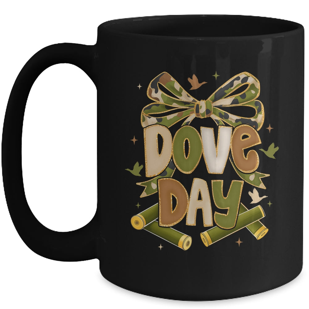 Coquette Dove Day Preppy Camo Bow Hunting Season Hunter Mug | teecentury