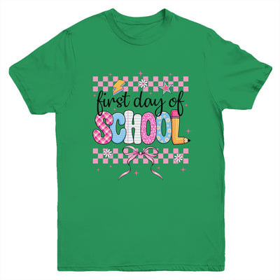 Coquette First Day Of School Back To School Teacher 1st Day Youth Shirt | teecentury