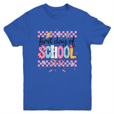 Coquette First Day Of School Back To School Teacher 1st Day Youth Shirt | teecentury