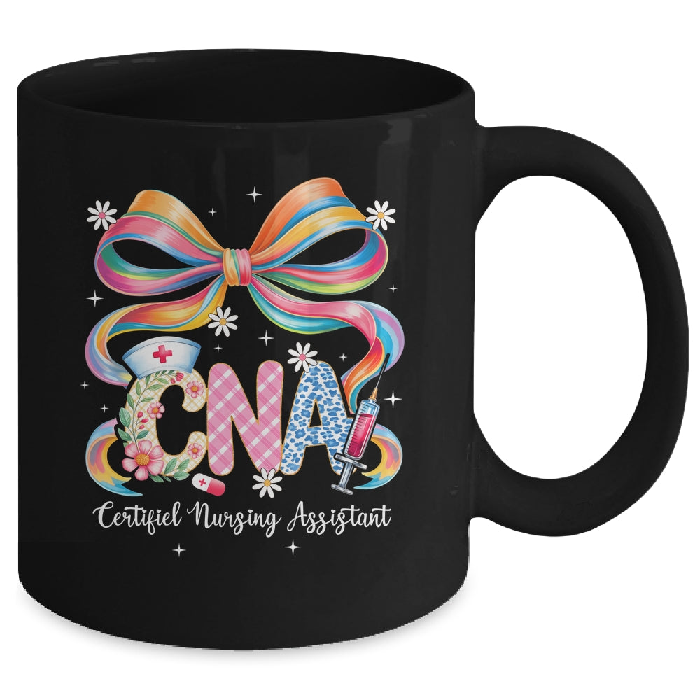 Coquette Floral CNA Certified Nursing Assistant Nurse Women Mug | teecentury