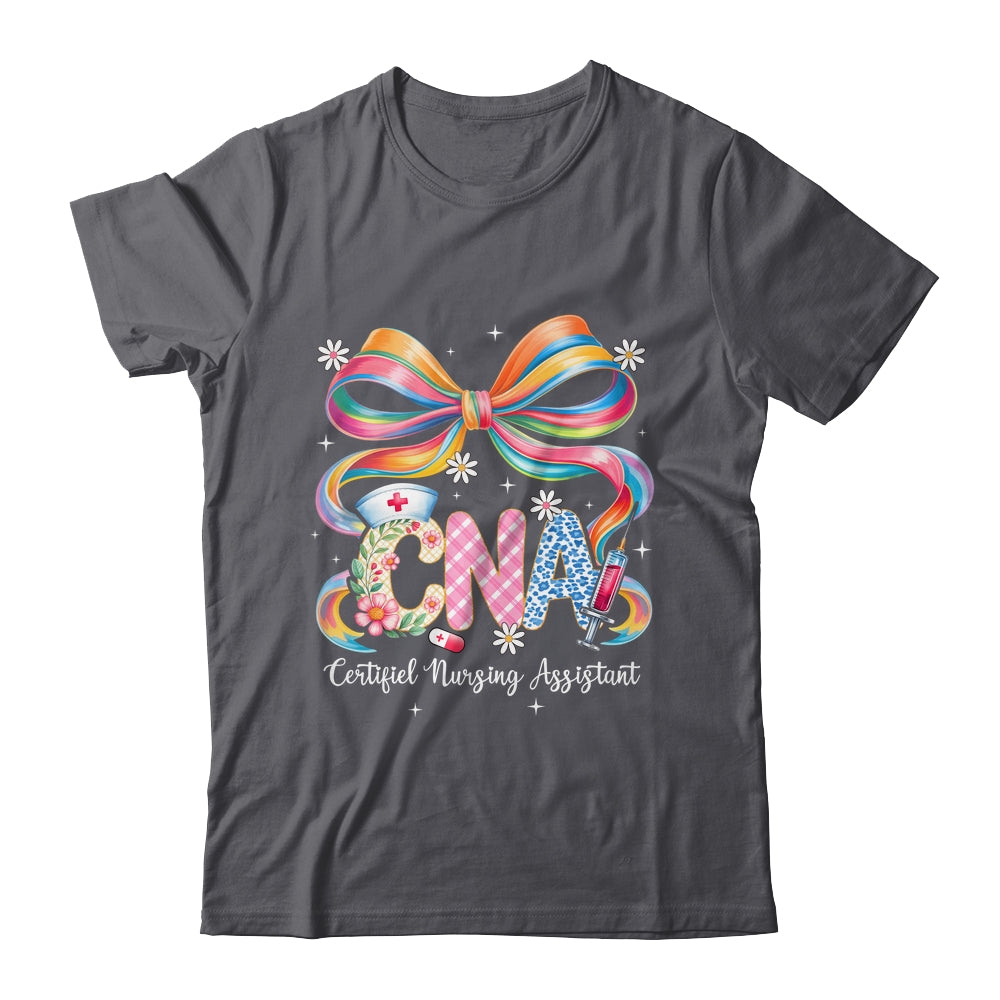 Coquette Floral CNA Certified Nursing Assistant Nurse Women Shirt & Tank Top | teecentury