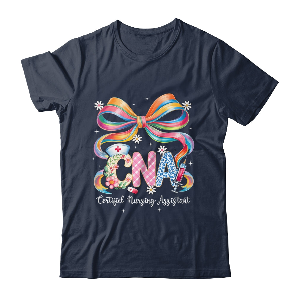 Coquette Floral CNA Certified Nursing Assistant Nurse Women Shirt & Tank Top | teecentury
