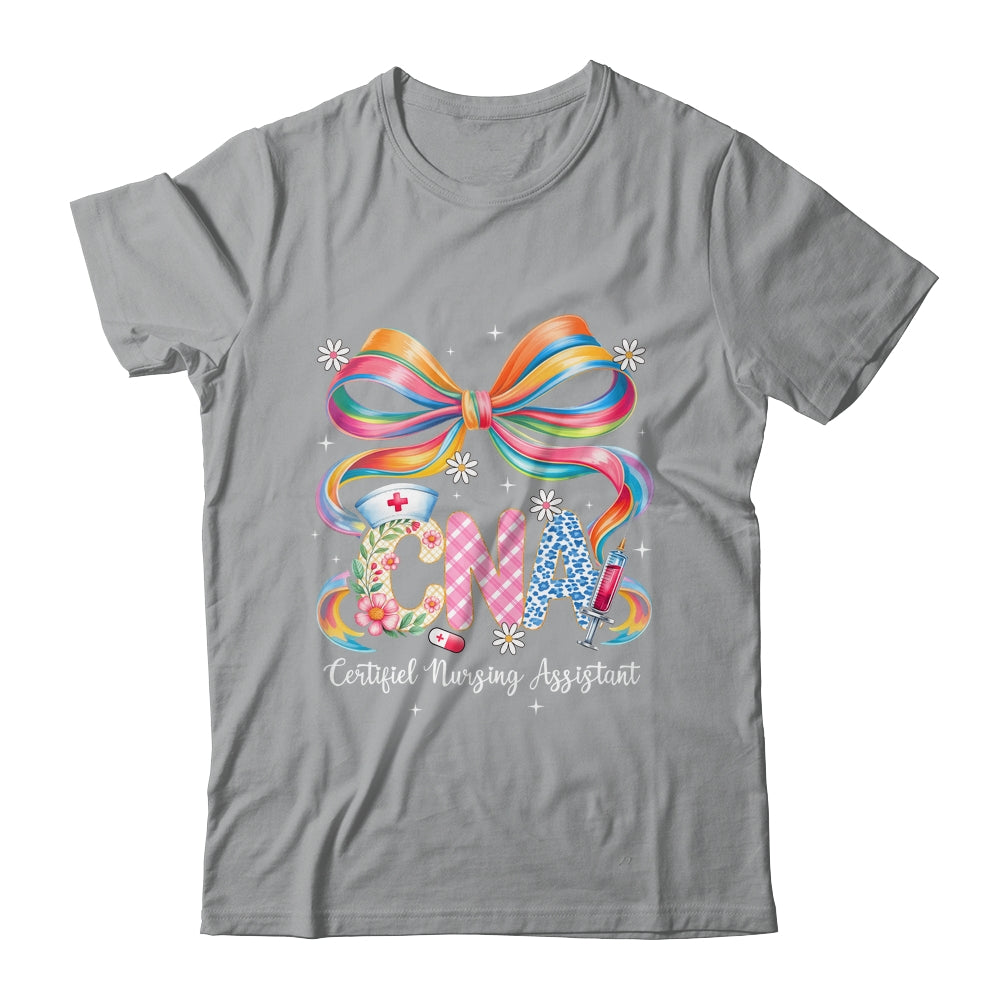 Coquette Floral CNA Certified Nursing Assistant Nurse Women Shirt & Tank Top | teecentury