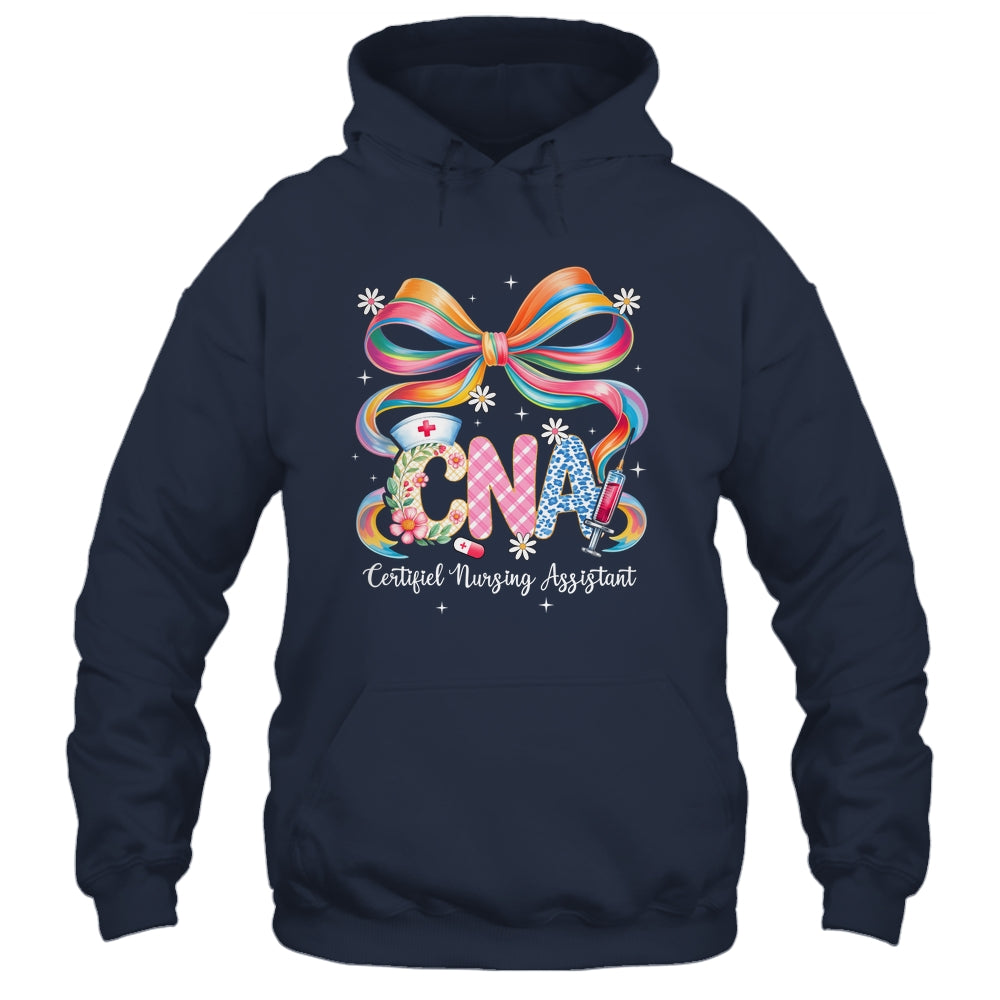 Coquette Floral CNA Certified Nursing Assistant Nurse Women Shirt & Tank Top | teecentury